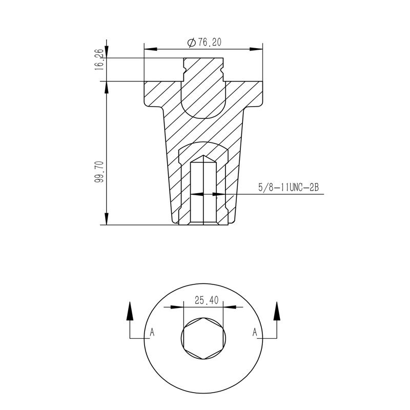 5/8-11 UNC-2B Insulating Plug
