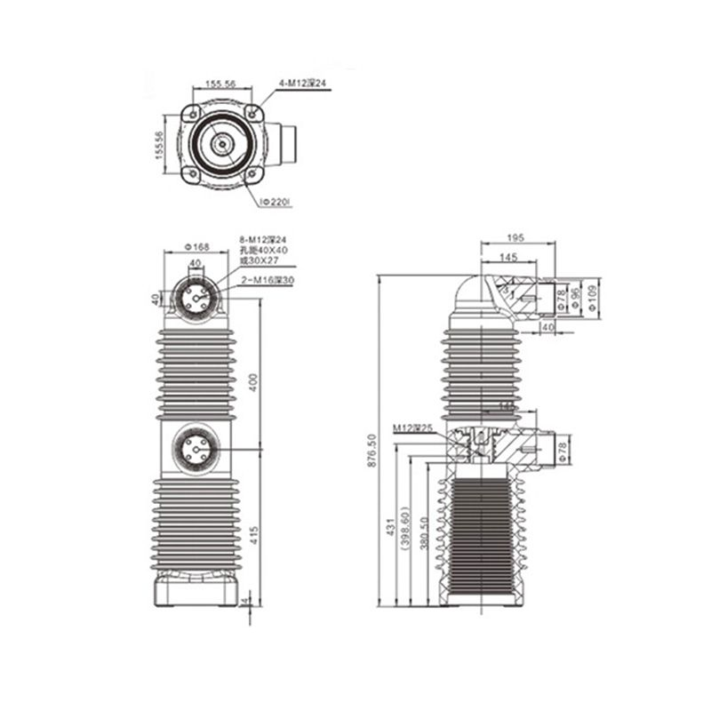 40.5 kV Embedded Pole — 2000 / 2500 A